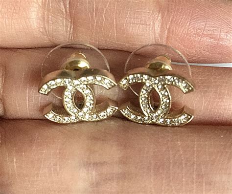 chanel earrings studs price|chanel stud earrings for sale.